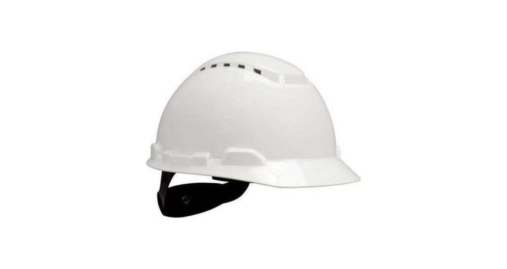 3M H700 Endüstriyel Baret — Hafif HDPE, Havalandırmalı, Mandal Askılı