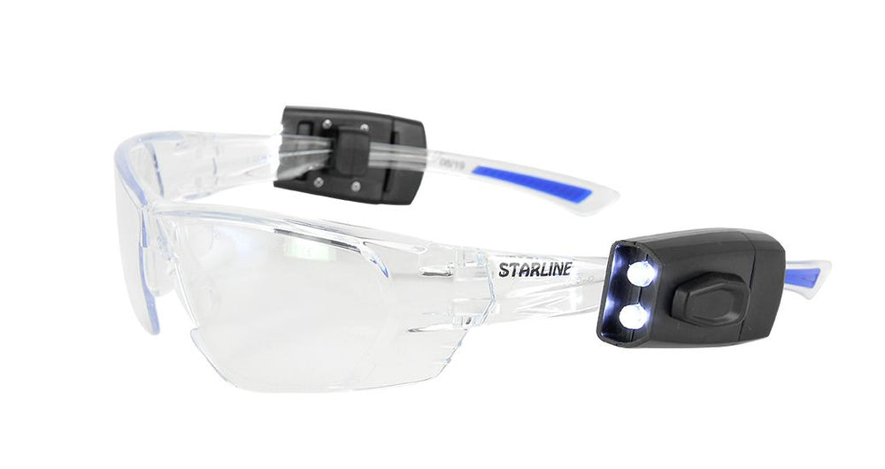 Starline LED Aydınlatma Aparatı — Gözlük Klipsli, Hands-Free Çift LED