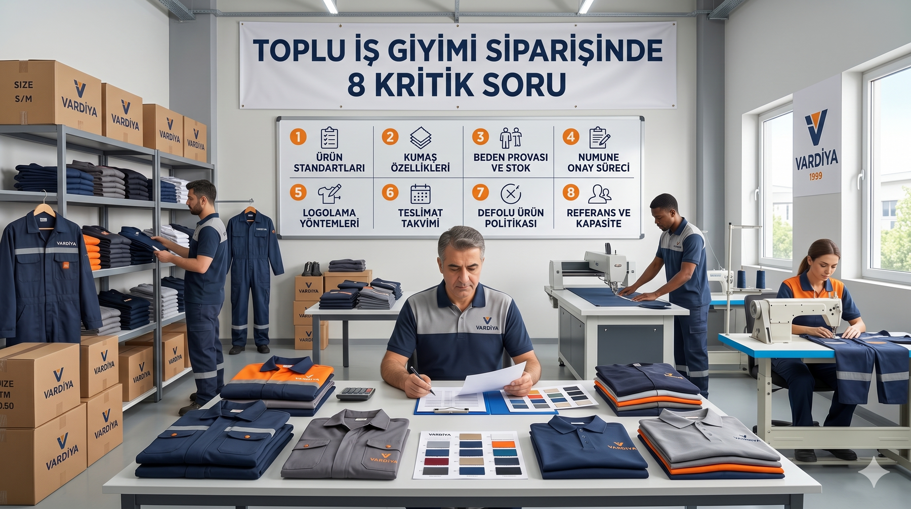 Toplu İş Giyimi Siparişinde 8 Kritik Soru | Vardiya