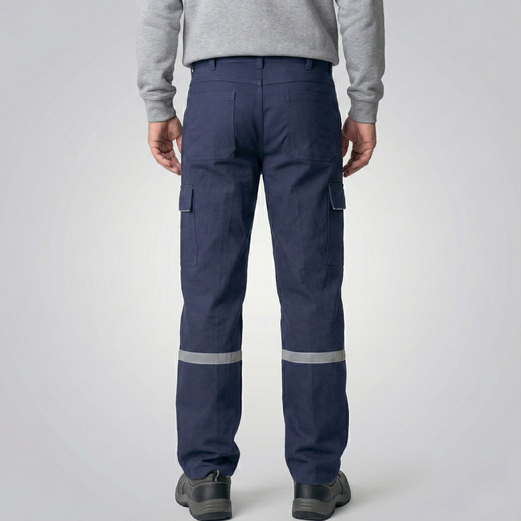 Kargo İş Pantolonu — Lacivert, Yazlık/Kışlık Gabardin