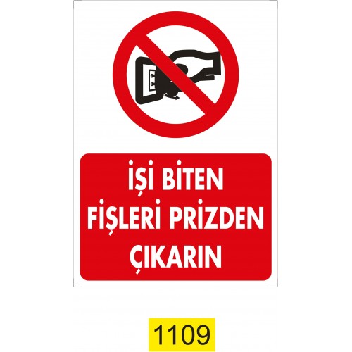 Prizden Çıkar İkaz Levhası