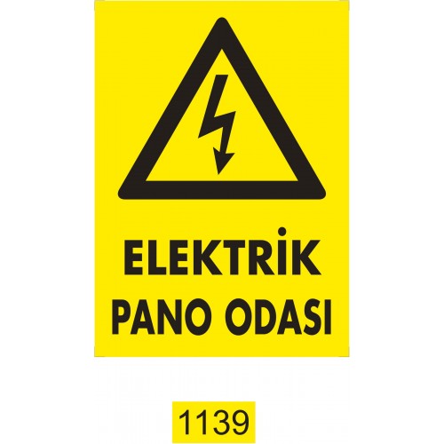 Elektrik Panosu İkaz Levhası