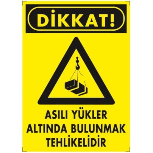 Asılı Yük İkaz Levhası