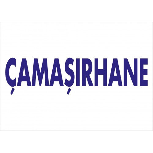 Çamaşırhane Tanıtım Levhası