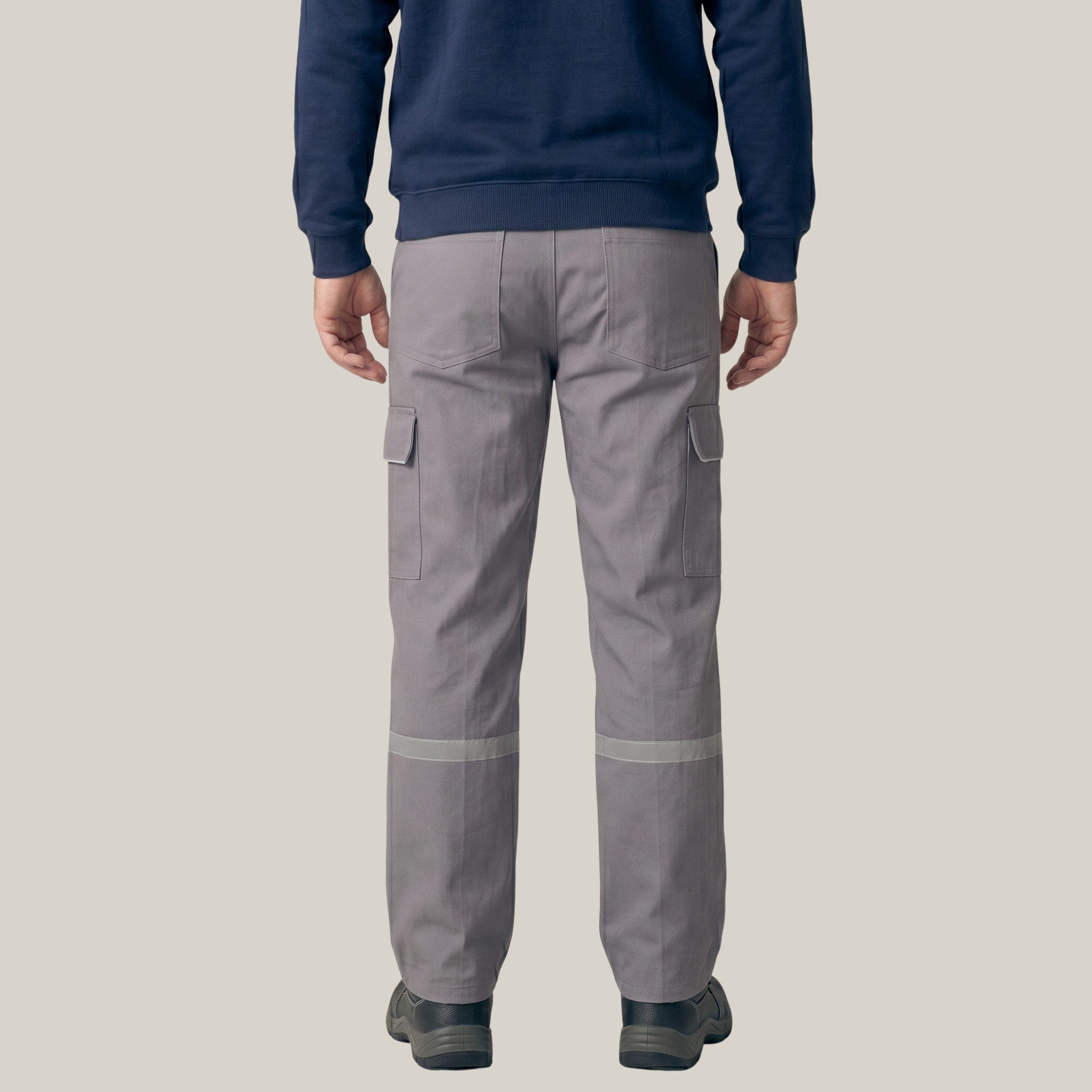 Kargo İş Pantolonu - Gri, Yazlık/Kışlık Gabardin - SS