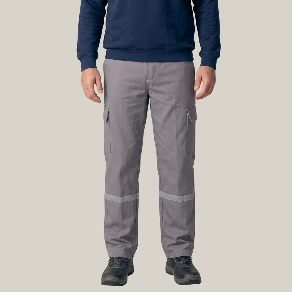 Kargo İş Pantolonu - Gri, Yazlık/Kışlık Gabardin - SS