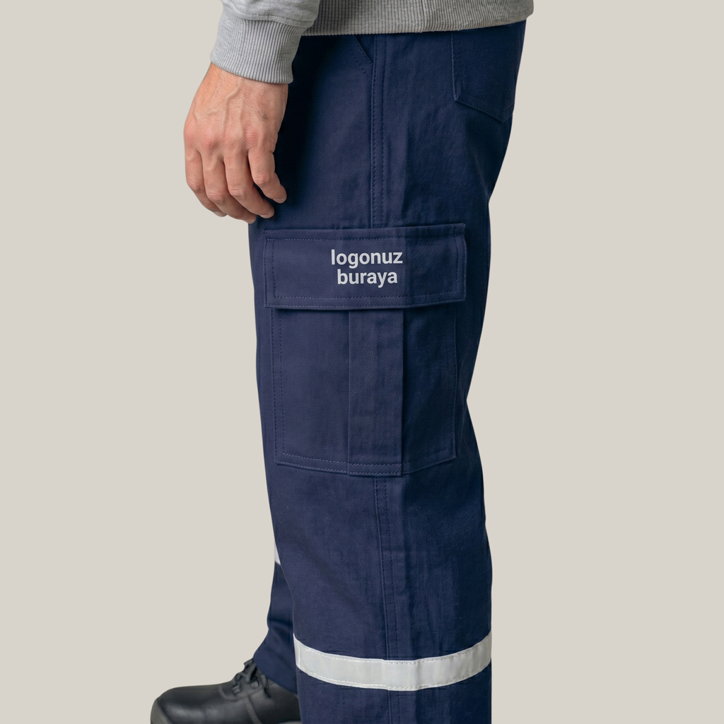 Kargo İş Pantolonu - Gri, Yazlık/Kışlık Gabardin - SS