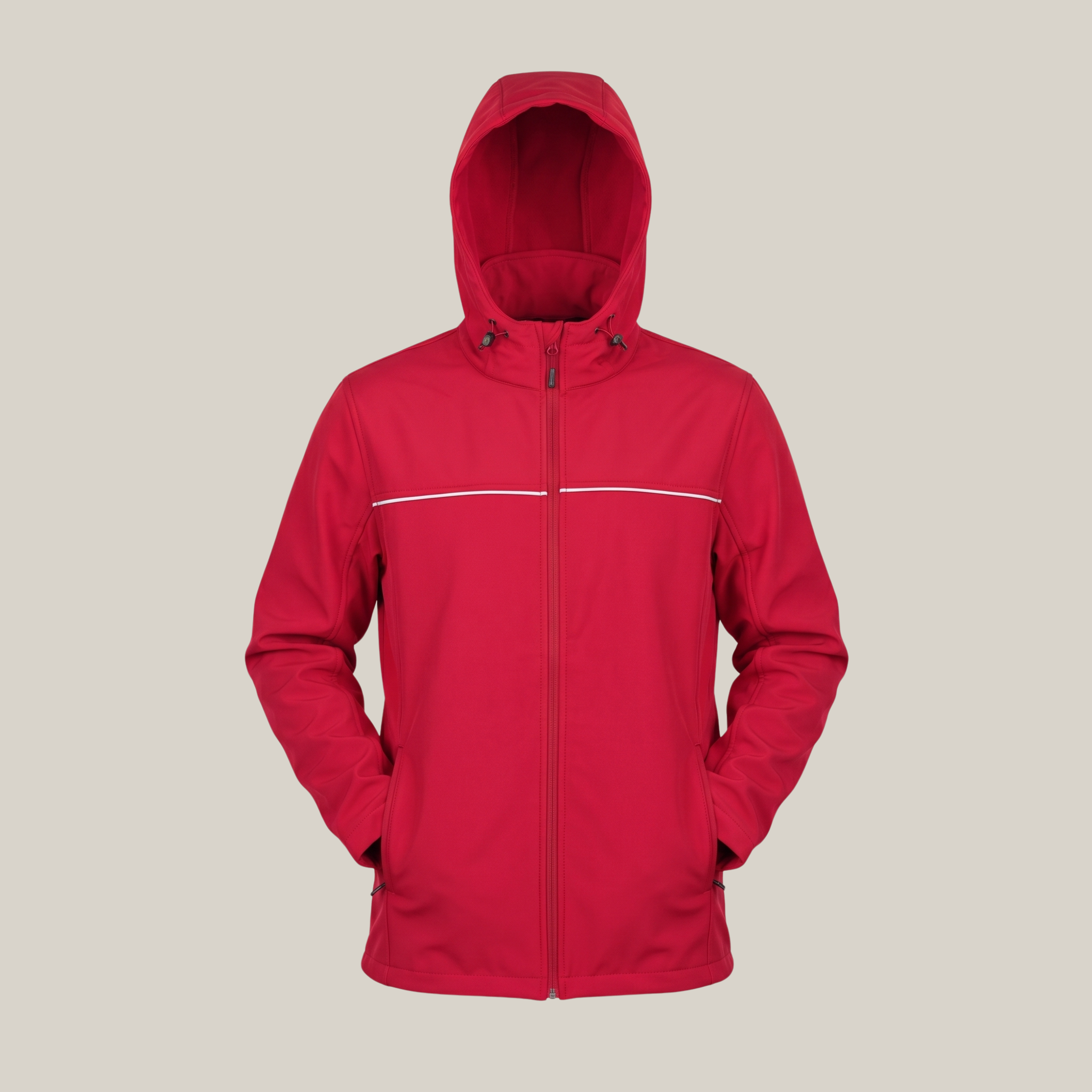 Softshell Mont — Kapşonlu, Reflektörlü, Su ve Rüzgâr Geçirmez