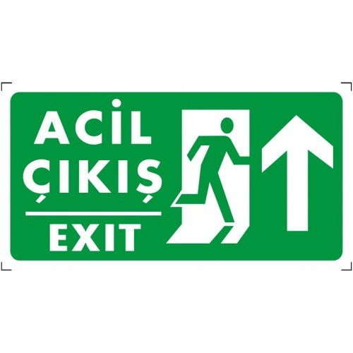 Acil Çıkış İkaz Levhası