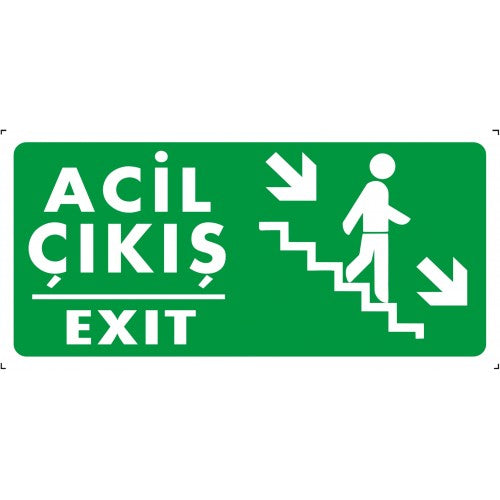 Acil Çıkış İkaz Levhası