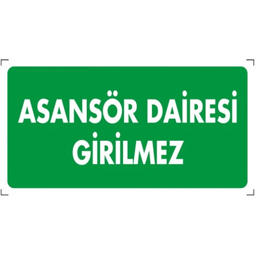 Acil Çıkış İkaz Levhası